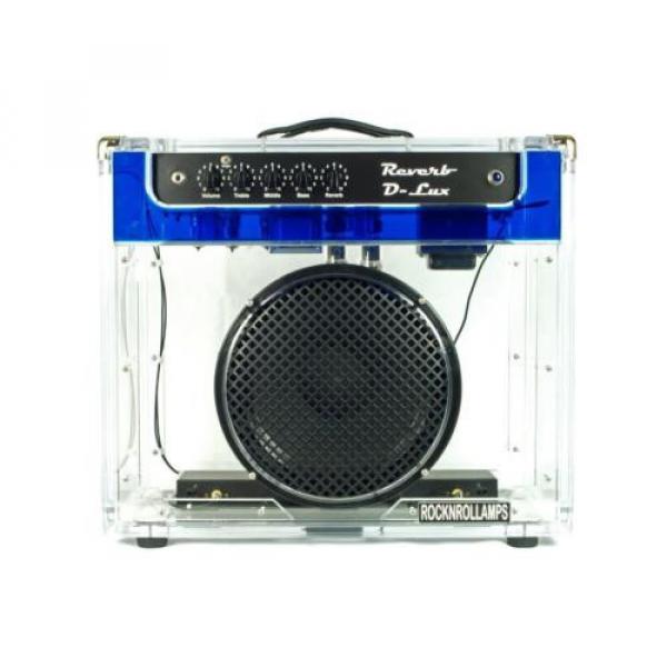 New! Rock N Roll Amps Reverb D-Lux 20 Watt Clear Guitar Tube Combo Amplifier #1 image