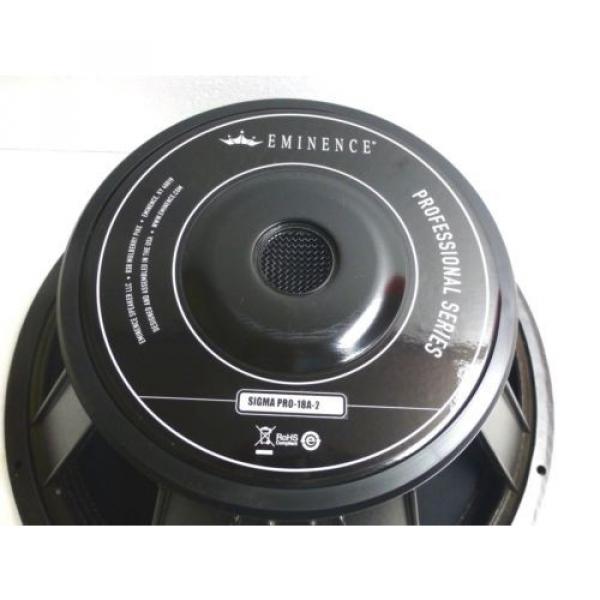 Eminence SIGMA PRO-18A-2 18&#034; Speaker 650 Watts 8 Ohm Made In USA #1 image