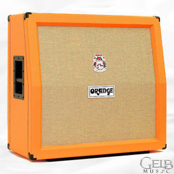 Orange 4 x 12 Angled Front Speaker Cabinet, Orange Vinyl - PPC412A #1 image