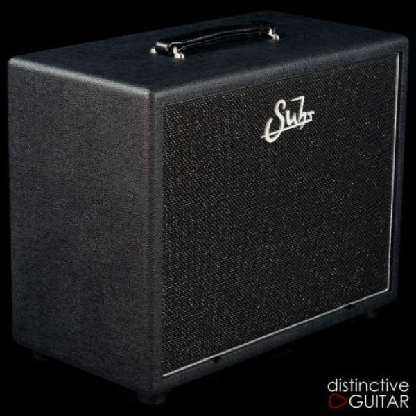 NEW SUHR 1X12 CLOSED BACK CABINET - BLACK / SILVER - BADGER MATCHING CAB #2 image