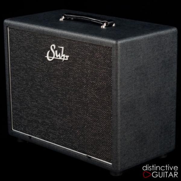 NEW SUHR 1X12 CLOSED BACK CABINET - BLACK / SILVER - BADGER MATCHING CAB #3 image
