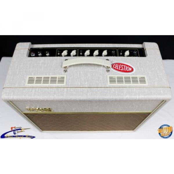 Vox Hand-Wired AC15HW1X 15W 1x12 Tube Guitar Combo Amp Fawn Alnico Blue #31148 #3 image