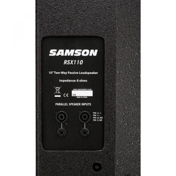 2 x SAMSON RSX110 2 WAY PASSIVE CAB 300W RMS (PAIR) #2 image