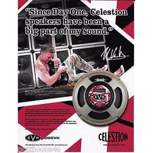 Celestion Speakers - Eddie Van Halen  - 2008 Print Advertisement #1 image