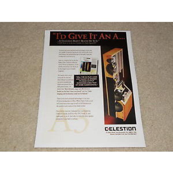 Celestion A3 Speaker Ad, 1997, Article, 1 page #1 image