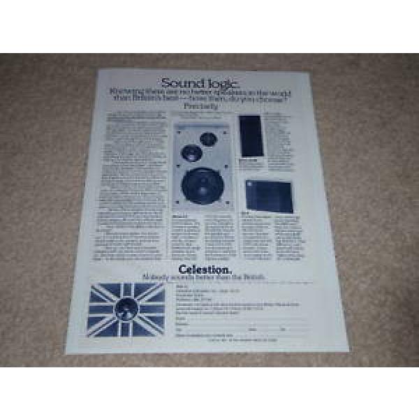 Celestion Ditton 33,15XR,UL6 Speaker Ad,1975,Full Info #1 image