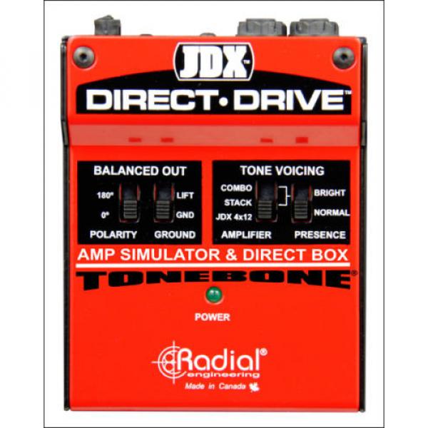 Radial JDX Direct-Drive Active Guitar Amp Simulator Direct Box #1 image