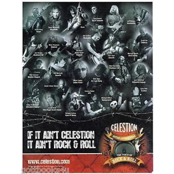Celestion Speakers - Tony Iommi / Jim Root /Scott Ian - 2011 Print Advertisement #1 image