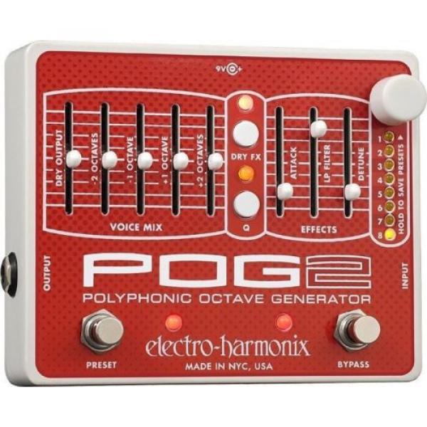 New Electro-Harmonix EHX POG 2 Polyphonic Octave Generator Effects Pedal! #2 image