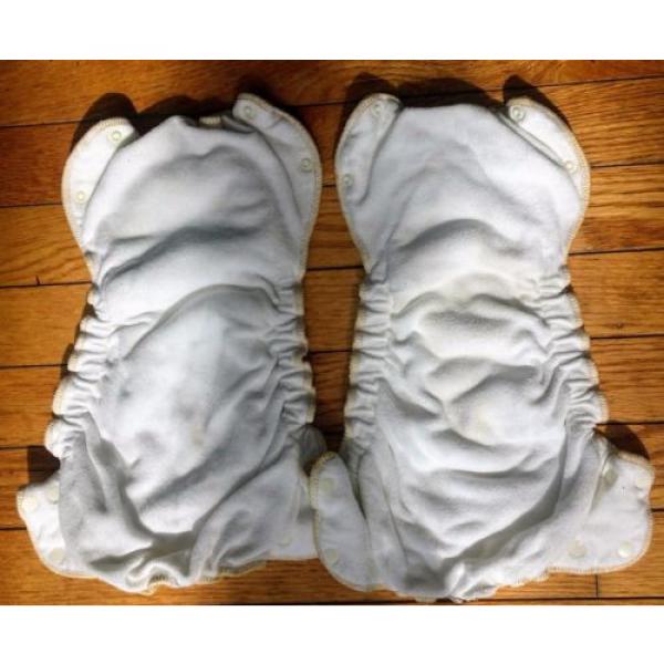 Mother Ease Sandy&#039;s Bamboo Fitted Cloth Diapers with Two Small Mother Ease Cover #4 image