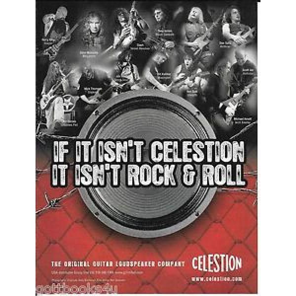 Celestion Speakers - Kerry King / Mustaine / Thomson / Susi - 2007 Print Ad #1 image
