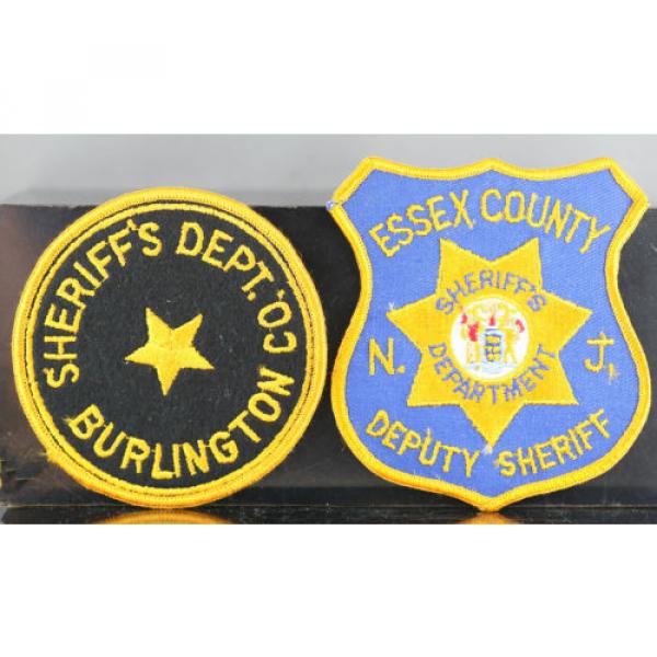 Obsolete New Jersey Burlington &amp; Essex County Sheriff&#039;s Shoulder Patches #1 image