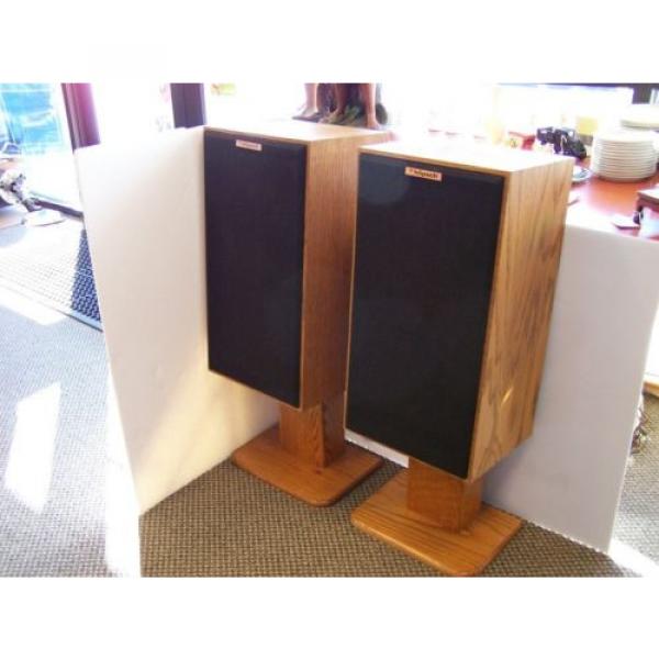 2 Vintage KLIPSCH KG3 SPEAKERS with Matching Stands *FREE S&amp;H* #2 image
