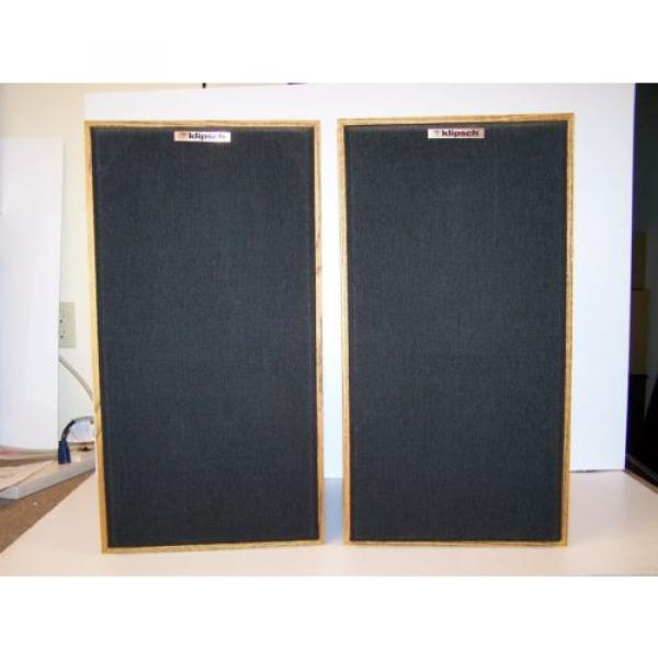 2 Vintage KLIPSCH KG3 SPEAKERS with Matching Stands *FREE S&amp;H* #5 image