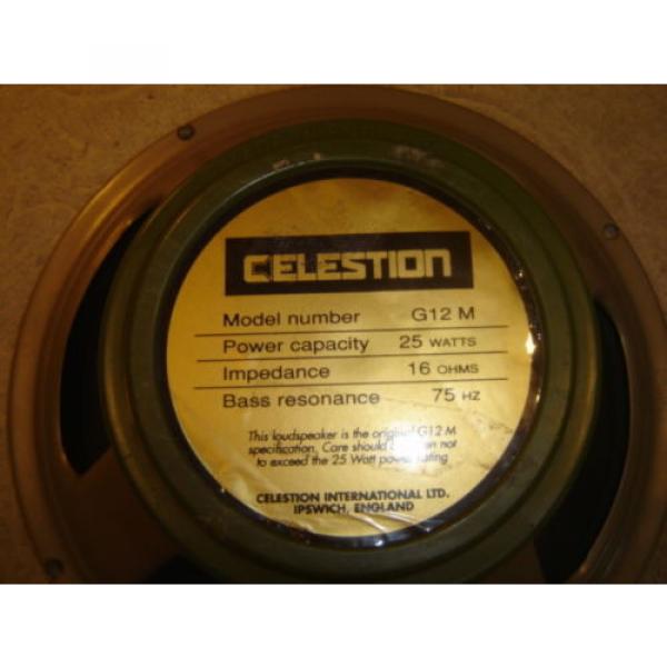 Celestion G12M 16 ohm, G12 16 ohm, for Repair or Parts #5 image