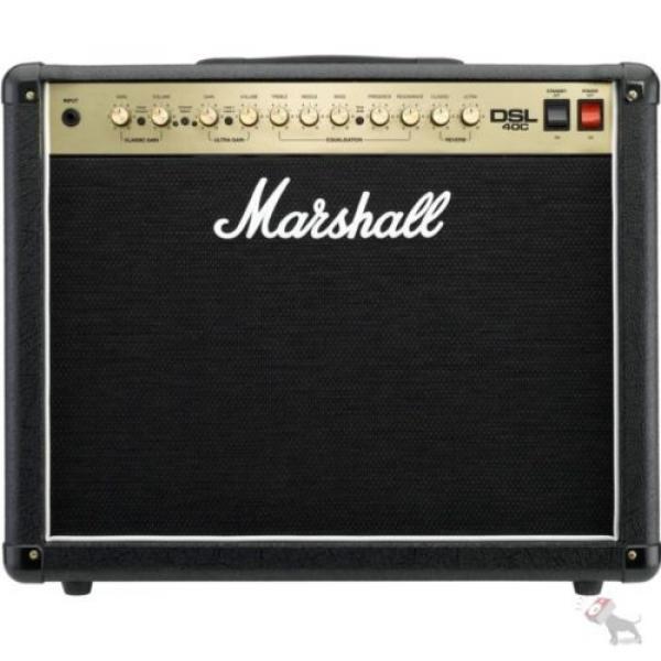 Marshall DSL Series Amp DSL40C 40W All-Tube 1x12 Guitar Combo Amplifier Black #1 image