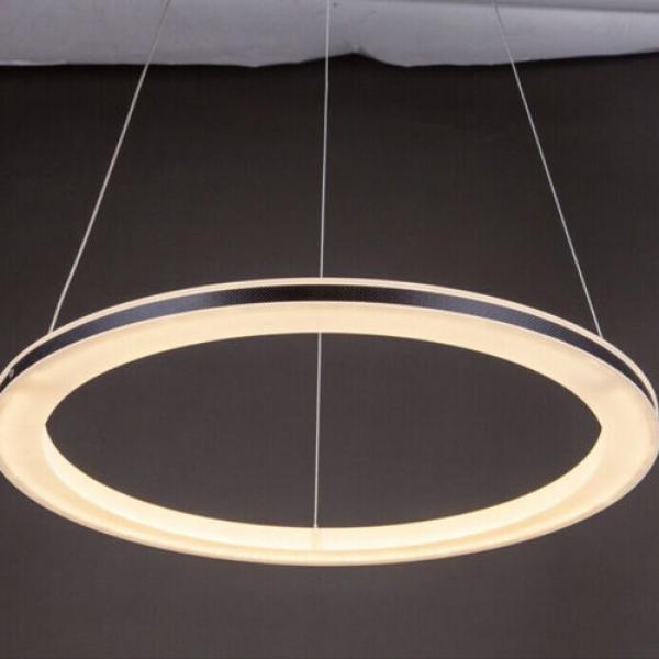 Modern Galaxy Acrylic Chandelier Rings Pendant LED Light Ceiling Lamp Lighting #3 image