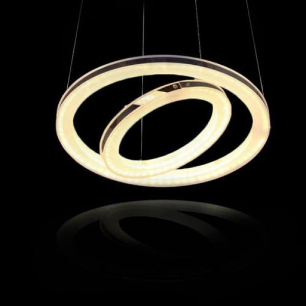 Modern Galaxy Acrylic Chandelier Rings Pendant LED Light Ceiling Lamp Lighting #4 image