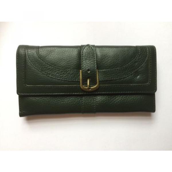 Dark Green Leather Wallet #1 image