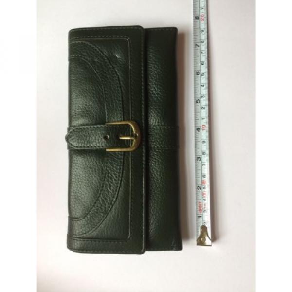 Dark Green Leather Wallet #3 image