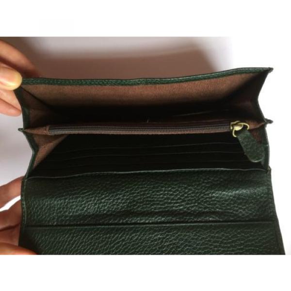 Dark Green Leather Wallet #5 image