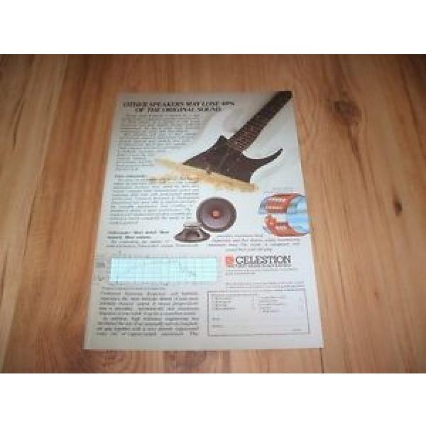 Celestion sidewinder speakers-1987 magazine advert #1 image