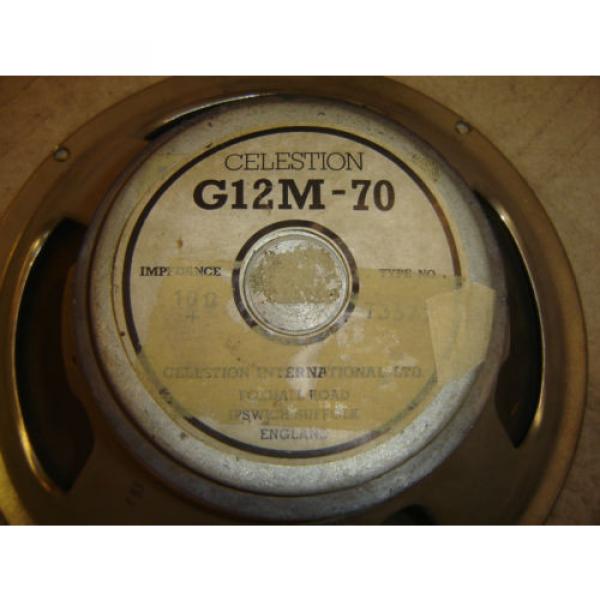 Celestion G12H 16 ohm, G12M-70 16 ohm, for Repair or Parts #5 image