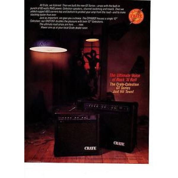 Crate celestion gt series amplifiers-1985 magazine advert #1 image