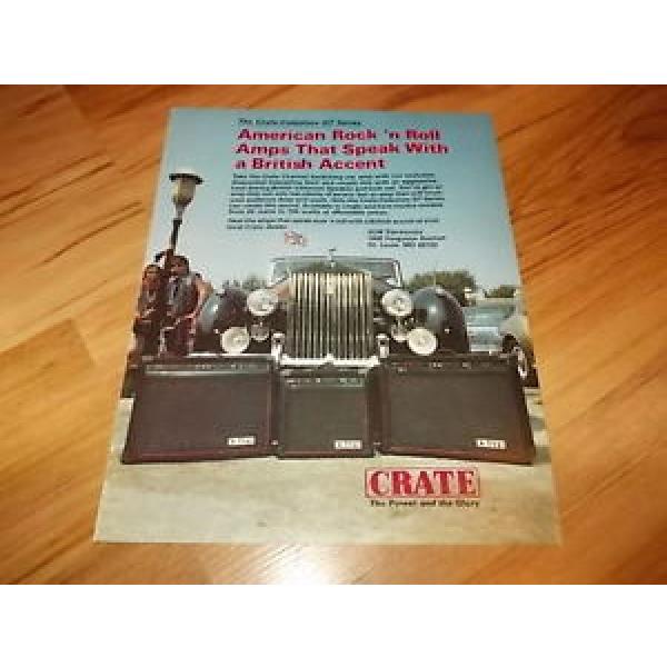 Crate Celestion GT series amplifiers-1986 magazine advert #1 image