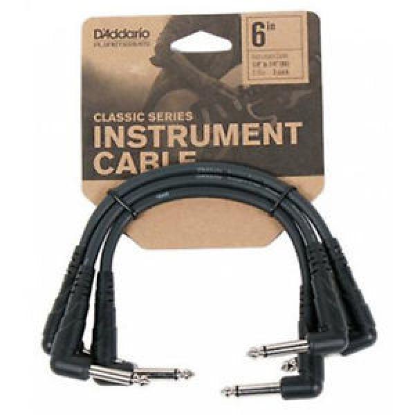 PLANET WAVES PW-CGTP-305 3-PACK 6&#034; CLASSIC SERIES PATCH CABLES - FREE US SHIP #1 image