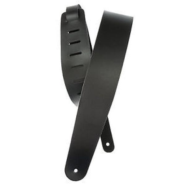 PLANET WAVES 25L00-DX  - 2.5&#034; CLASSIC LEATHER GUITAR STRAP, BLACK - NEW! #1 image