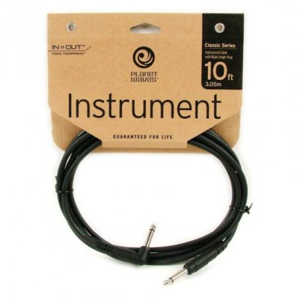 Planet Waves Classic Guitar Cable - Right Angle - 10foot (3meters) #4 image