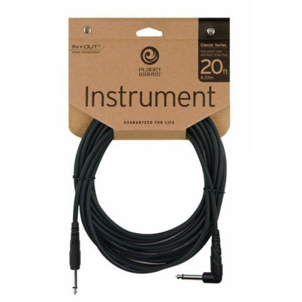Planet Waves Classic Series Instrument Cable, Right Angle Plug , 20 feet #2 image