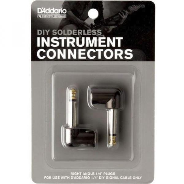 D&#039;Addario - Planet Waves Cable Station Solderless Plug 1/4&#034; angled Twin Pack #1 image