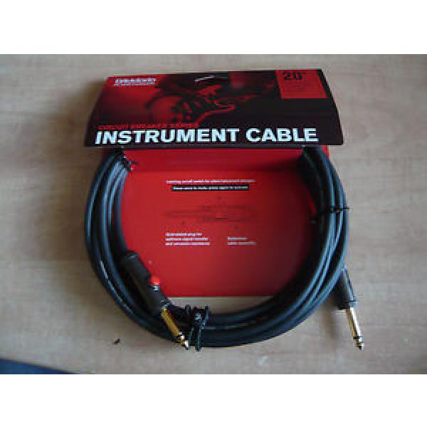Planet Waves 20ft Circuit Breaker Cable. PW-AGL-20. #1 image