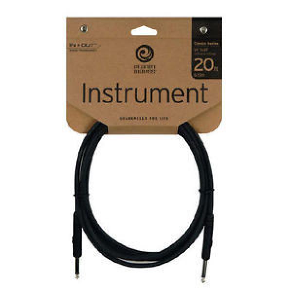 Planet Waves 20 Foot Straght Guitar Cable Lead Classic Series #1 image