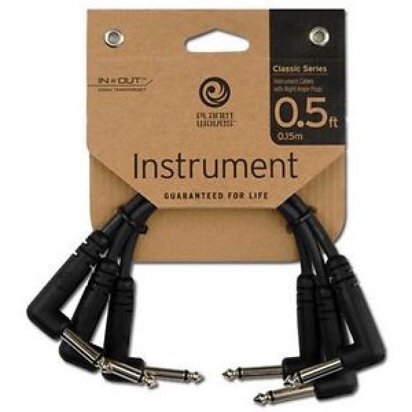 Planet Waves (By D&#039;Addario) Classic Series Patch Lead/Cable. 3PK. Size: 6in #1 image
