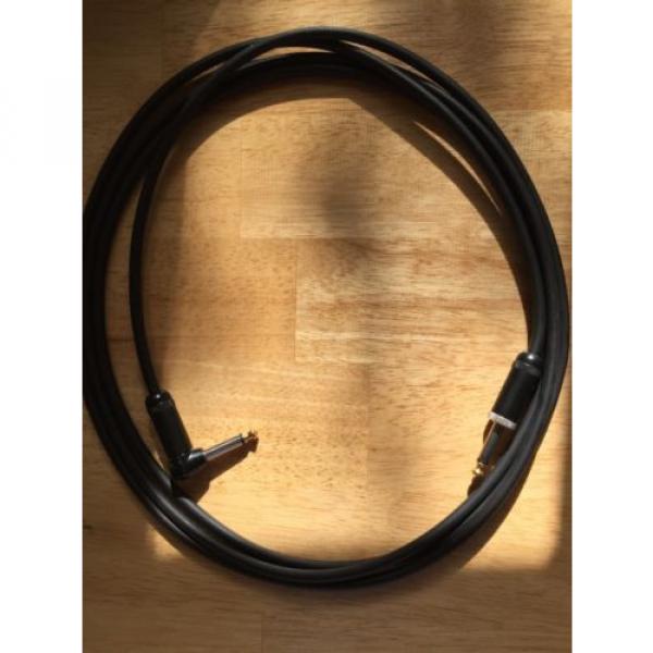 Daddario Planet Waves American Stage cable 10&#039; gold 1/4&#034; right angle Guitar cord #1 image