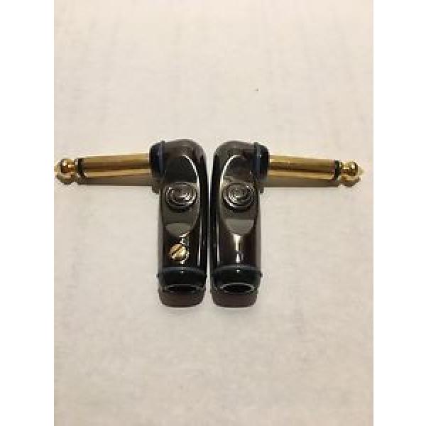 Planet Waves Solderless Patch Cable Plugs Right Angle Pair #1 image