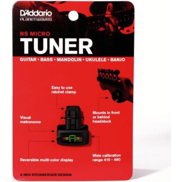 D&#039;ADDARIO/PLANET WAVES PW-CT-12 NS MICRO HEADSTOCK TUNER #2 image