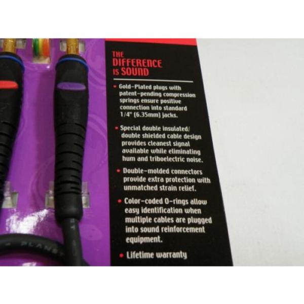 Planet Waves 1 foot Instrument Cable -NEW #5 image