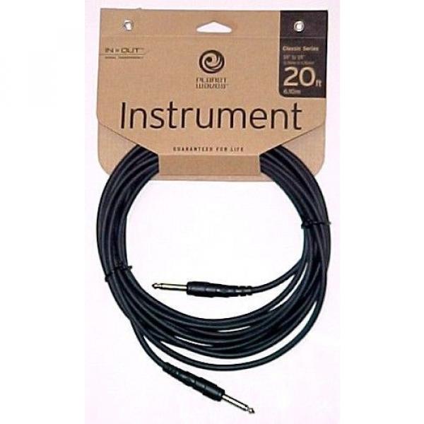 D&#039;Addario Planet Waves PW-CGT-20 Classic Series Guitar / Instrument Cable. 20ft. #1 image