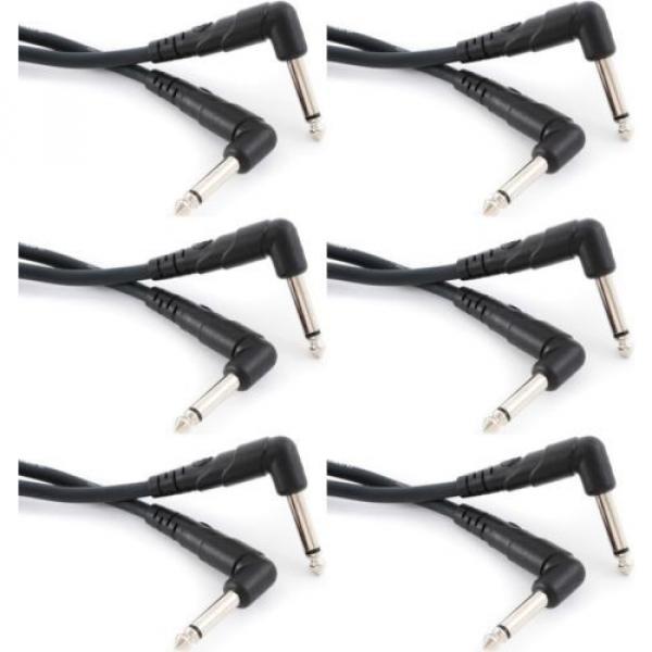 Planet Waves PW-CGTP-105 Classic Series Patch Cable - 6... (6-pack) Value Bundle #1 image