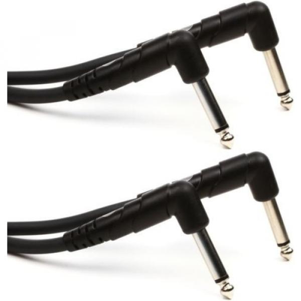 Planet Waves PW-CGTPRA-01 Classic Series Patch Cable (R... (2-pack) Value Bundle #1 image