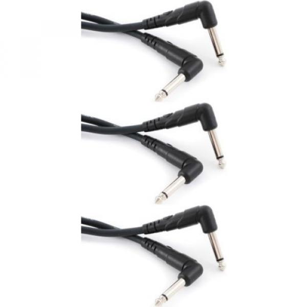 Planet Waves PW-CGTP-105 Classic Series Patch Cable - 6... (3-pack) Value Bundle #1 image