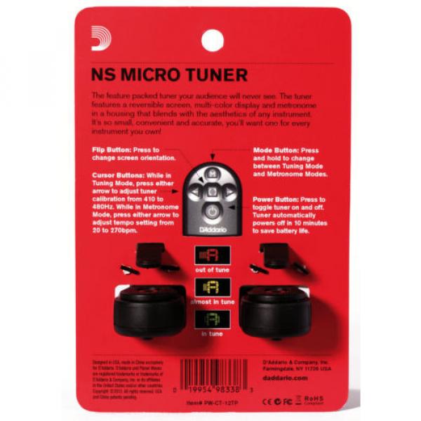 Planet Waves NS Micro Headstock Tuner Two Pack #2 image