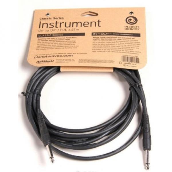 Planet Waves (By D&#039;Addario) Classic Series Guitar Lead/Cable. Size: 15ft (4.57m) #2 image