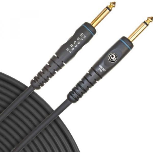 D&#039;Addario Planet Waves Gold-Plated 1/4&#034; Straight Instrument Cable 15 ft. #1 image