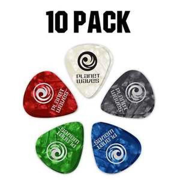 D&#039;Addario Planet Waves Classic Celluloid Variety Plectrum Pack - Medium .70mm #1 image