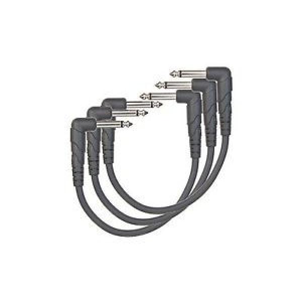 D&#039;Addario - Planet Waves Patch Cables  6 inch (~152mm)  3 Pack  1/4&#034; Angled #1 image